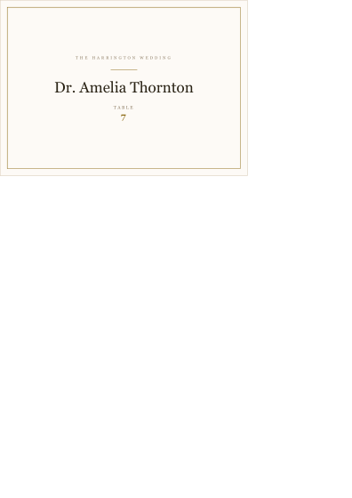 Place card
