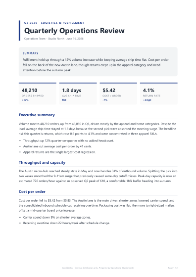 Report